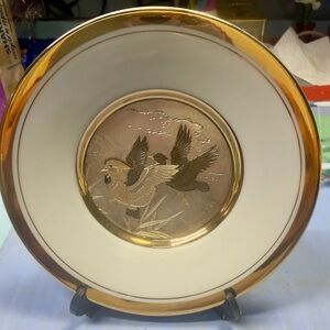 Chokin Art decorative plate vintage
